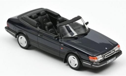 Diecast model cars Saab 900 1/43 Norev Turbo 16 Cabriolet metallic blue 1992 Saab 900 1/43 Norev Turbo 16 Cabriolet metallic blue 1992 diecast model cars