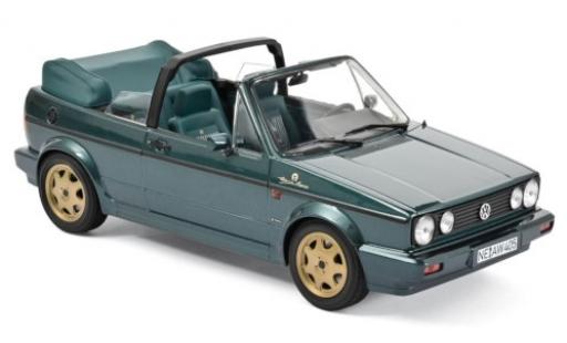 Diecast model cars Volkswagen Golf 1/18 Norev I Cabriolet Etienne Aigner metallic green 1990 Volkswagen Golf 1/18 Norev I Cabriolet Etienne Aigner metallic green 1990 diecast model cars