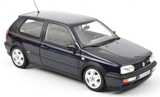 Diecast model cars Volkswagen Golf 1/18 Norev III VR6 metallic blue 1996 Volkswagen Golf 1/18 Norev III VR6 metallic blue 1996 diecast model cars