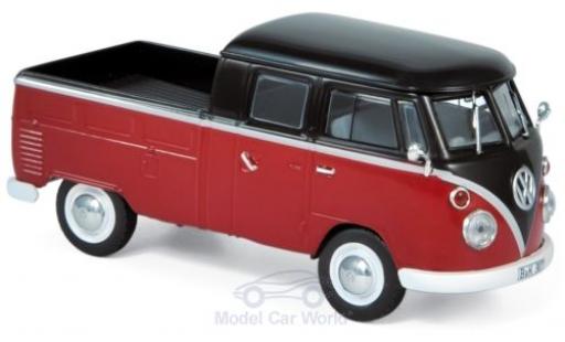 Volkswagen T1 1/43 Norev Doppelkabine red/black 1961 diecast model cars