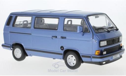 Diecast model cars Volkswagen T3 B 1/18 Norev Multivan Bluestar metallic blue 1990 Volkswagen T3 B 1/18 Norev Multivan Bluestar metallic blue 1990 diecast model cars