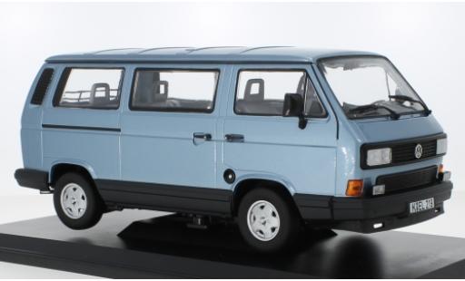 Diecast model cars Volkswagen T3 1/18 Norev Multivan metallic blue 1990 Volkswagen T3 1/18 Norev Multivan metallic blue 1990 diecast model cars