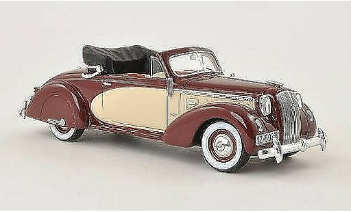 Opel Admiral Vorkrieg 1/43 Matrix Hebmuller Convertible red/beige 1938 diecast model cars