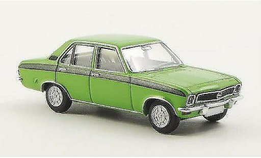 Opel Ascona A Base 1/87 Brekina Bazar 75 green diecast model cars