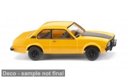 Opel Ascona 1/87 Wiking B gelb/schwarz 1975 1:87 diecast model cars