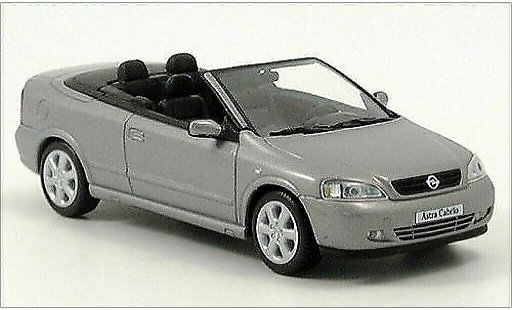 Opel Astra Cabriolet 1/43 Minichamps G Convertible grey diecast model cars
