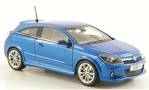Opel Astra OPC 1/43 Minichamps H blue 3-Turer diecast model cars