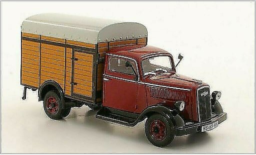 Opel Blitz Base 1/43 Norev red 1949 diecast model cars