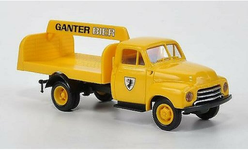 Opel Blitz Base 1/87 Brekina Getrankeflatbed Ganter Bier diecast model cars