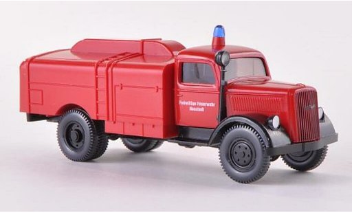 Opel Blitz Vorkrieg 1/87 Wiking Kesselwagen Freiwillige Fire brigade Neustadt 1939 diecast model cars