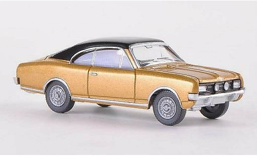 Opel Commodore A 1/87 Wiking Coupe gold/black diecast model cars