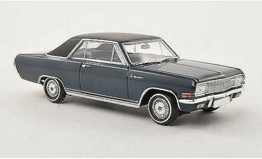 Opel Diplomat A Coupe 1/43 Minichamps A V8 blue/matt-black 1965 diecast model cars