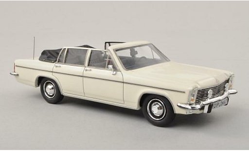 Opel Diplomat B Cabriolet Fissore 1/43 Matrix B 5.4 Convertible white diecast model cars