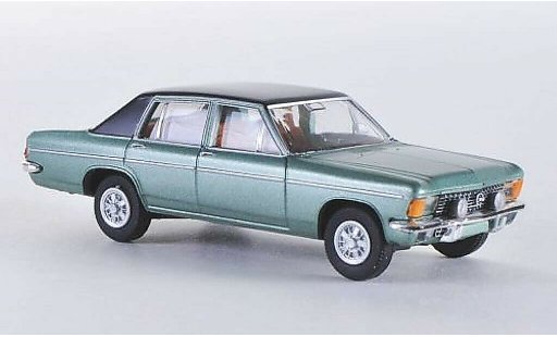 Opel Diplomat B Base 1/87 Brekina B green/matt-black diecast model cars