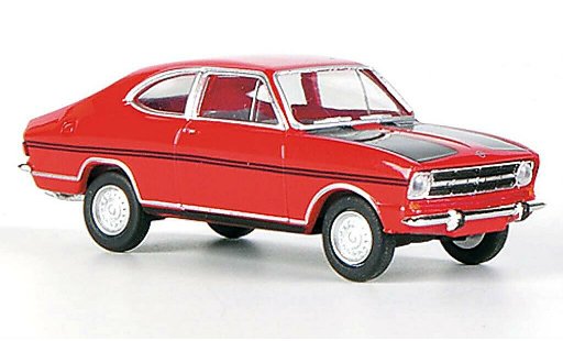 Opel Kadett B B 1/87 Herpa Rally red/black diecast model cars