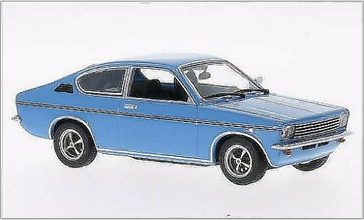 Opel Kadett C Coupe 1/43 Minichamps blue 1973 diecast model cars