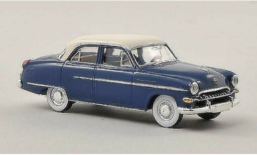 Opel Kapitan 1954 1/87 Brekina blue/beige diecast model cars