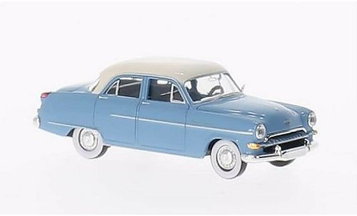 Opel Kapitan Base 1/87 Brekina blue/white diecast model cars