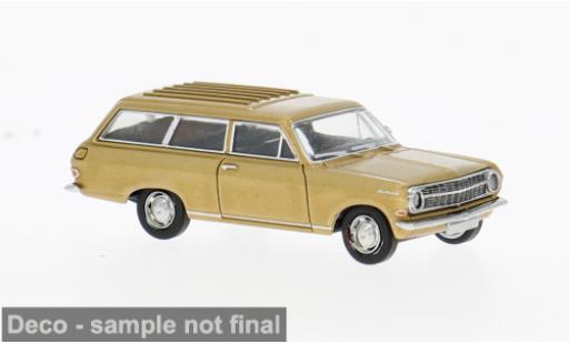 Opel Rekord 1/87 Brekina A Caravan gold 1963 1:87 diecast model cars