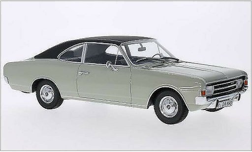 Opel Rekord C 1/18 Minichamps 1700 L Coupe grey/matt-black 1966 diecast model cars