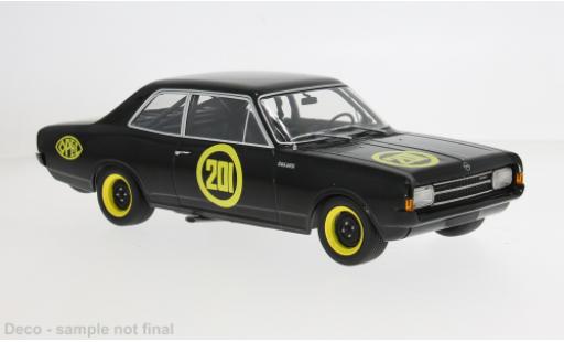 Opel Rekord 1/18 MCG C 1967 Schwarze Witwe #201 1:18 diecast model cars