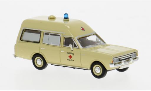 Opel Rekord 1/87 Brekina C KTW 1968 DRK N&uuml;rnberg 1:87 diecast model cars