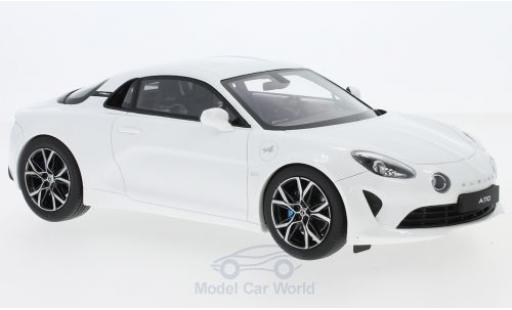 Alpine A110 1/18 Ottomobile Pure metallic white 2018 diecast model cars