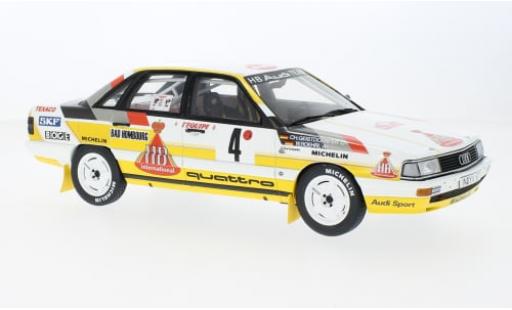 Diecast model cars Audi 200 quattro 1/18 Ottomobile No.4 HB Team HB Rallye WM Rallye Monte Carlo 1987 1:18 Audi 200 quattro 1/18 Ottomobile No.4 HB Team HB Rallye WM Rallye Monte Carlo 1987 1:18 diecast model cars