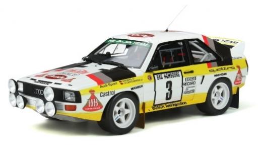 Audi Sport Quattro 1/18 Ottomobile Sport quattro Gr.B No.3 HB Team HB Rallye Monte Carlo 1985 W.Röhrl/C.Geistdörfer diecast model cars