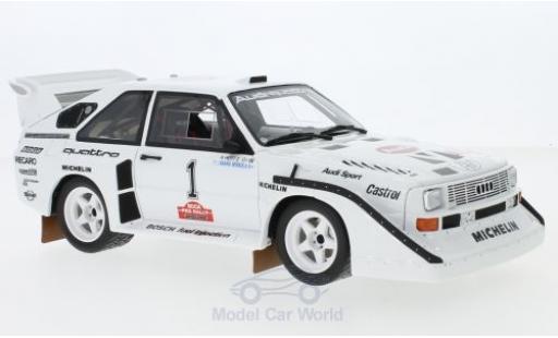 Diecast model cars Audi Sport Quattro 1/18 Ottomobile Sport quattro S1 E2 No.1 Olympus Rallye 1985 H.Mikkola/A.Hertz Audi Sport Quattro 1/18 Ottomobile Sport quattro S1 E2 No.1 Olympus Rallye 1985 H.Mikkola/A.Hertz diecast model cars