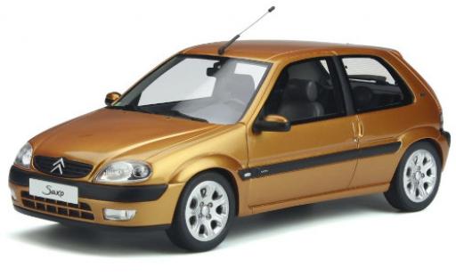 Diecast model cars Citroen Saxo 1/18 Ottomobile VTS gold 2000 Citroen Saxo 1/18 Ottomobile VTS gold 2000 diecast model cars