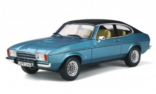 Diecast model cars Ford Capri 1/18 Ottomobile MkII 3.0 Ghia metallic blue/black 1975 Ford Capri 1/18 Ottomobile MkII 3.0 Ghia metallic blue/black 1975 diecast model cars
