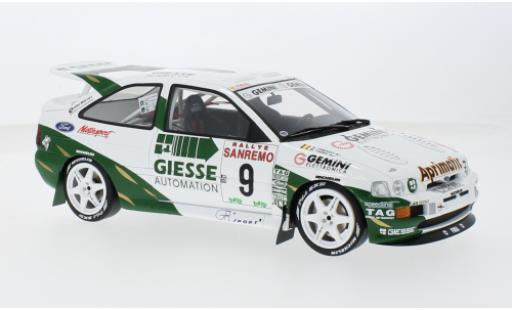 Diecast model cars Ford Escort 1/18 Ottomobile RS Cosworth No.9 Giesse Group Rallye WM Rallye San Remo 1994 1:18 Ford Escort 1/18 Ottomobile RS Cosworth No.9 Giesse Group Rallye WM Rallye San Remo 1994 1:18 diecast model cars