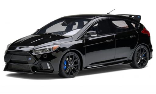 Ford Focus 1/18 Ottomobile MK III RS metallise black 2017 diecast model cars