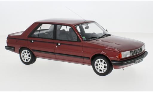 Peugeot 305 1/18 Ottomobile GTX metallise red foncé 1985 diecast model cars
