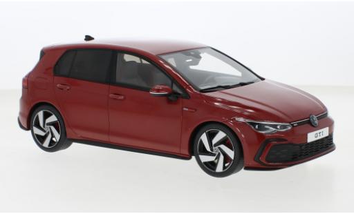 Diecast model cars Volkswagen Golf 1/18 Ottomobile VIII GTI metallise red 2021 Volkswagen Golf 1/18 Ottomobile VIII GTI metallise red 2021 diecast model cars