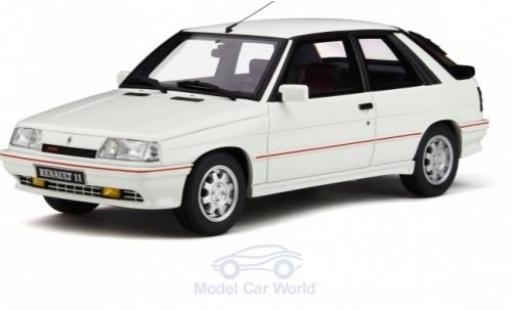 Renault 11 1/18 Ottomobile Turbo (Phase 2) white 1987 diecast model cars