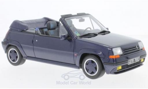 Diecast model cars Renault 5 1/18 Ottomobile GT Turbo Cabriolet by EBS metallic blue 1990 Renault 5 1/18 Ottomobile GT Turbo Cabriolet by EBS metallic blue 1990 diecast model cars