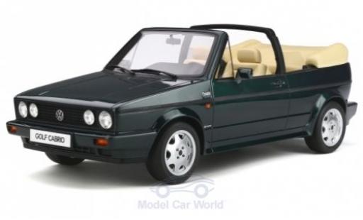 Diecast model cars Volkswagen Golf 1/12 Ottomobile I Cabriolet Classic Line metallic green 1992 Volkswagen Golf 1/12 Ottomobile I Cabriolet Classic Line metallic green 1992 diecast model cars