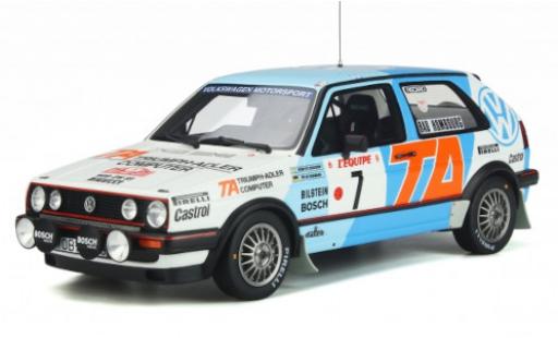 Volkswagen Golf 1/18 Ottomobile II GTI 16V Gr.A No.7 Motorsport TA Triumph-Adler Computer Rallye WM Rally Monte 1987 K.Eriksson/P.Diekmann diecast model cars