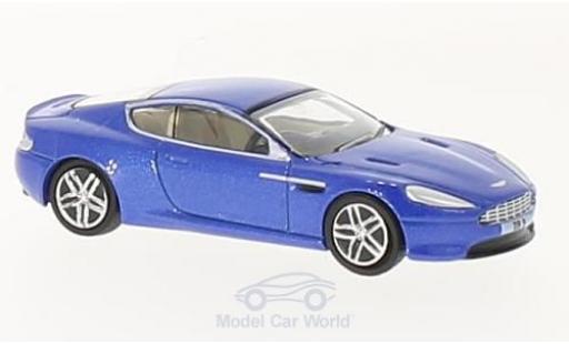 Aston Martin DB9 1/76 Oxford Coupe metallic blue diecast model cars