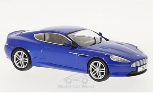 Aston Martin DB9 1/43 Oxford Coupe metallic blue RHD diecast model cars