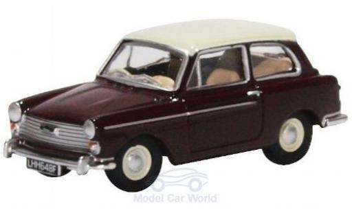 Austin A40 1/76 Oxford MKII red/beige diecast model cars