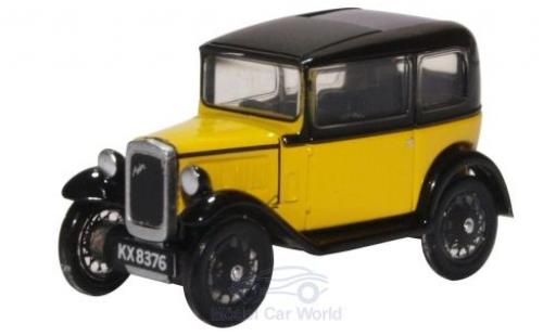 Diecast model cars Austin Seven 1/76 Oxford Saloon yellow/black Austin Seven 1/76 Oxford Saloon yellow/black diecast model cars