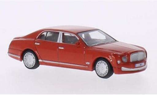 Diecast model cars Bentley Mulsanne 1/76 Oxford red RHD Bentley Mulsanne 1/76 Oxford red RHD diecast model cars