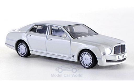 Diecast model cars Bentley Mulsanne 1/76 Oxford white RHD Bentley Mulsanne 1/76 Oxford white RHD diecast model cars
