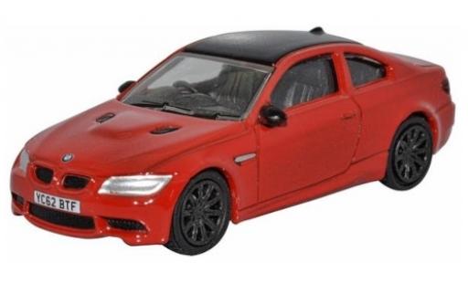 Bmw M3 1/76 Oxford (E92) red/black RHD diecast model cars