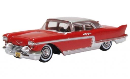 Cadillac Eldorado 1/87 Oxford Brougham red/grey 1957 diecast model cars