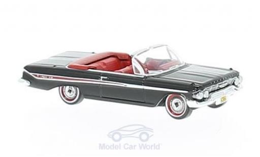 Chevrolet Impala 1961 1/87 Oxford Convertible black/red 1961 diecast model cars