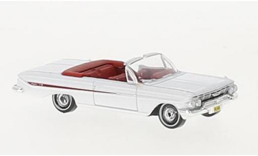 Chevrolet Impala 1/87 Oxford Convertible white/red 1961 diecast model cars